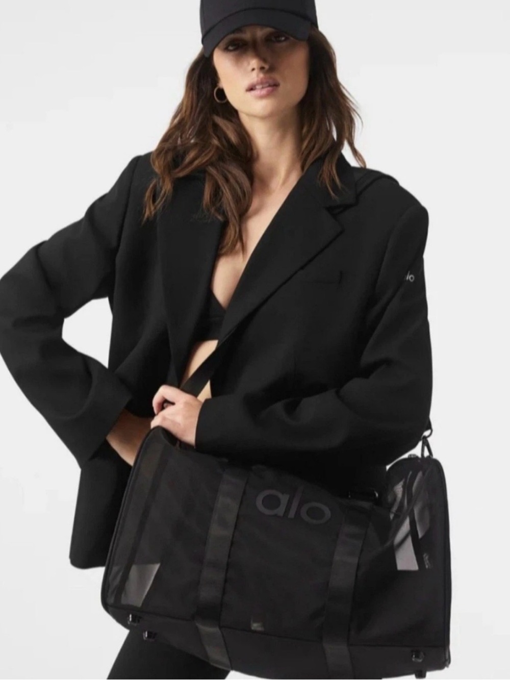 Alo Sheer Duffle Bag / gym bag NWT